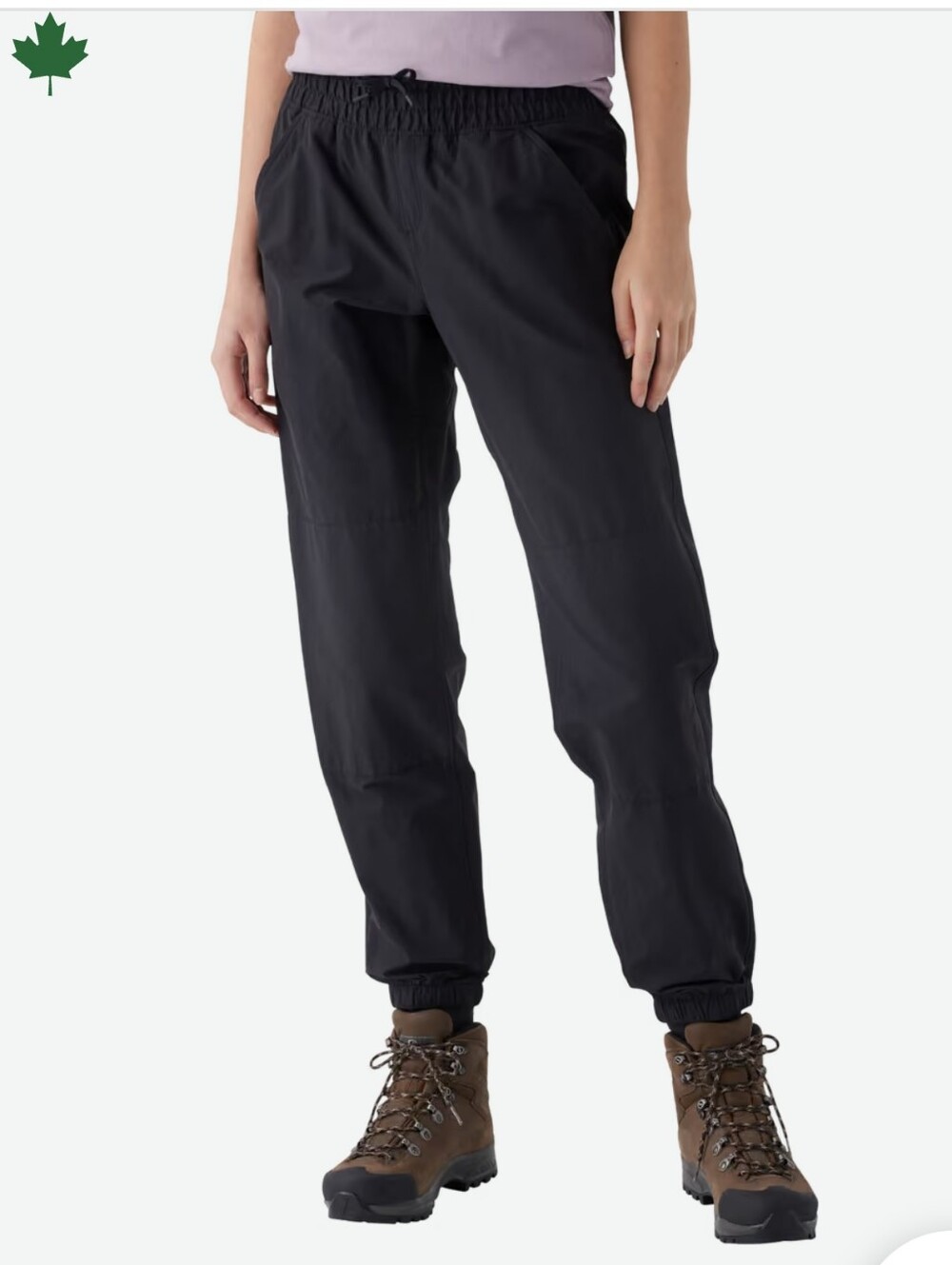 MEC Like NEW Womens Hiking Jogger - Black - Sz 4 Regular